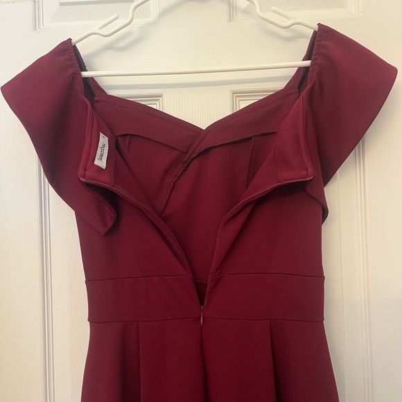 Off shoulder Cocktail Dress - high/low with POCKETS! - Picture 5 of 7